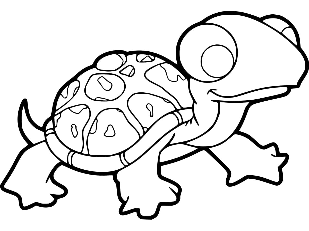 Imagem para colorir de Tartaruga #217138 da nossa coleção Animais, fácil de imprimir Imagem para colorir de Tartaruga #217138 da nossa coleção Animais, fácil de imprimir