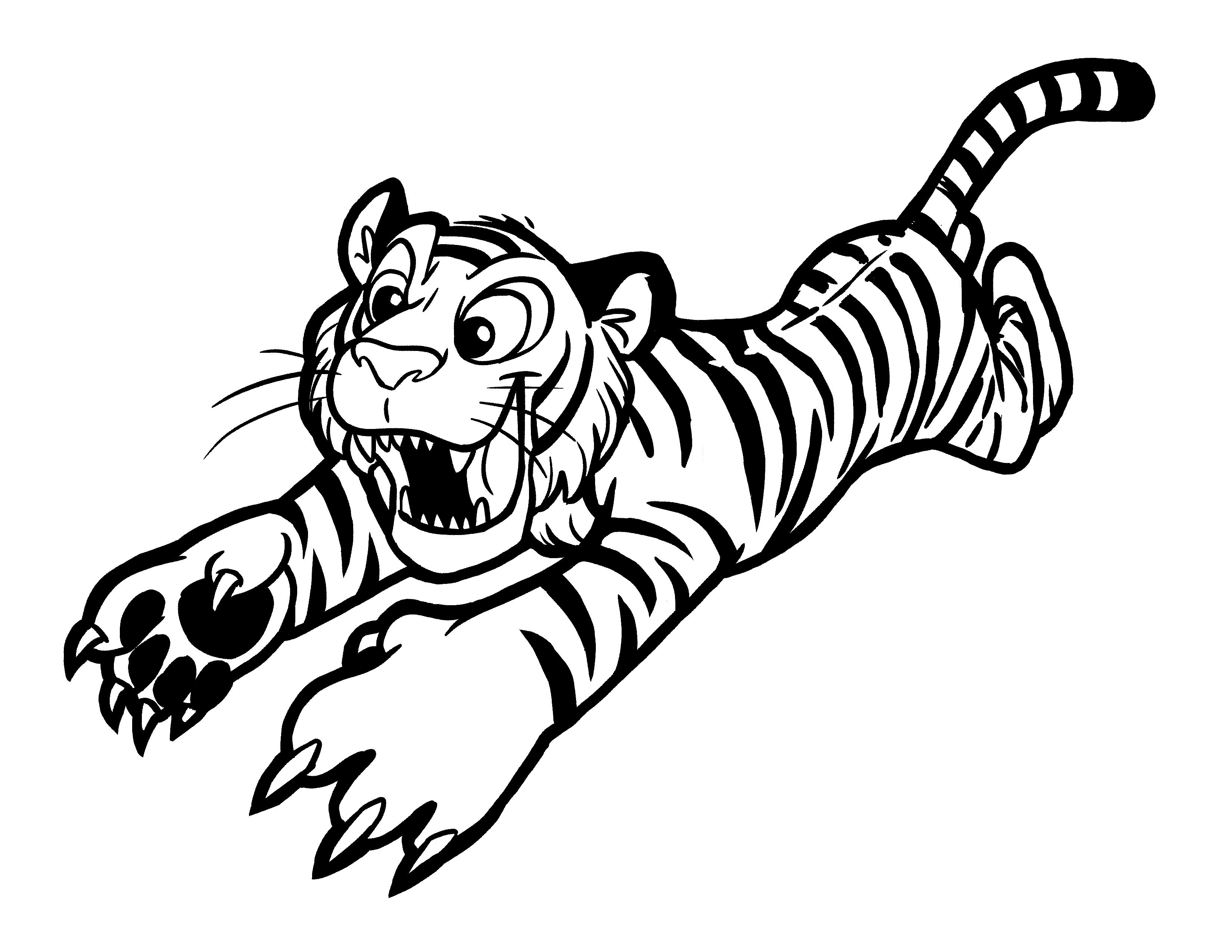 Página para colorir: Tigre (animais) #13589 - Páginas para Colorir Imprimíveis Gratuitamente