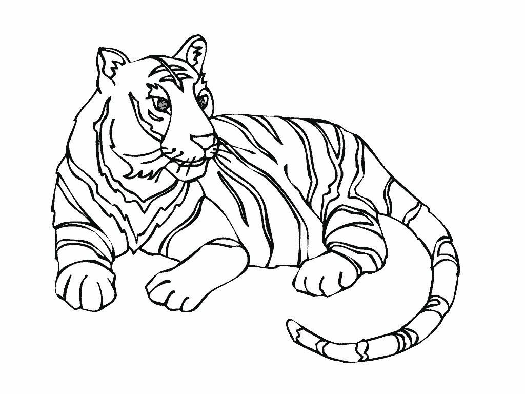 Página para colorir: Tigre (animais) #13604 - Páginas para Colorir Imprimíveis Gratuitamente