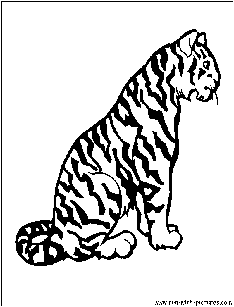 Página para colorir: Tigre (animais) #13619 - Páginas para Colorir Imprimíveis Gratuitamente