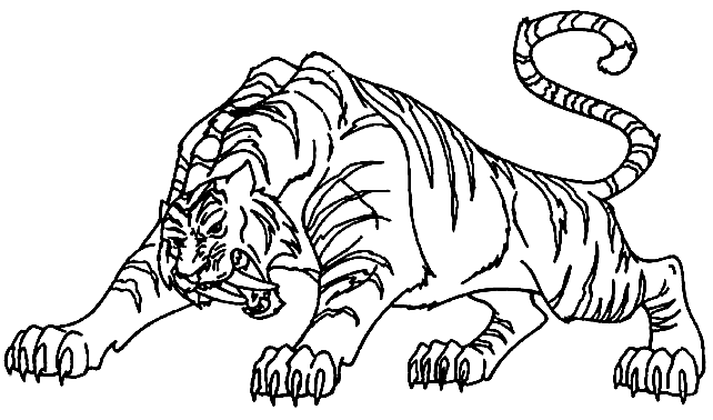 Página para colorir: Tigre (animais) #13688 - Páginas para Colorir Imprimíveis Gratuitamente