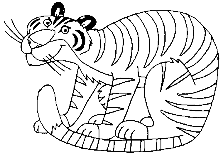 Página para colorir: Tigre (animais) #13693 - Páginas para Colorir Imprimíveis Gratuitamente