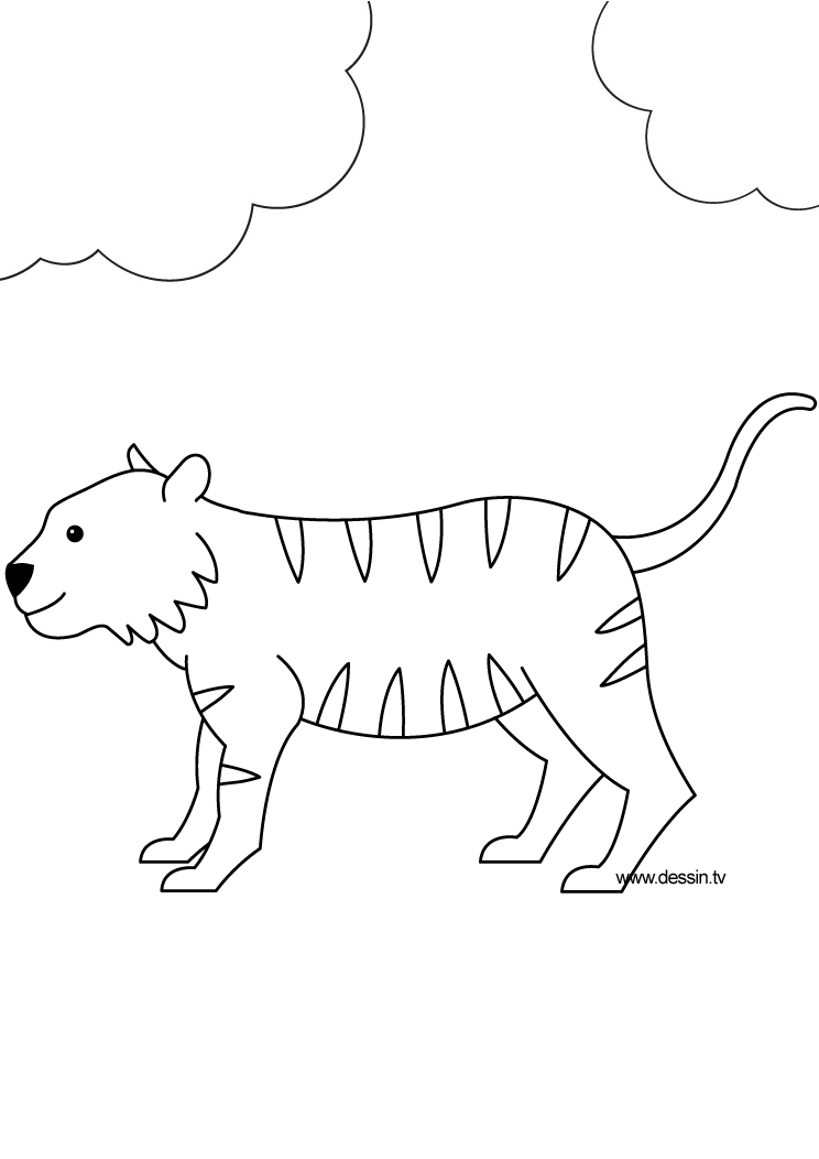 Página para colorir: Tigre (animais) #13733 - Páginas para Colorir Imprimíveis Gratuitamente