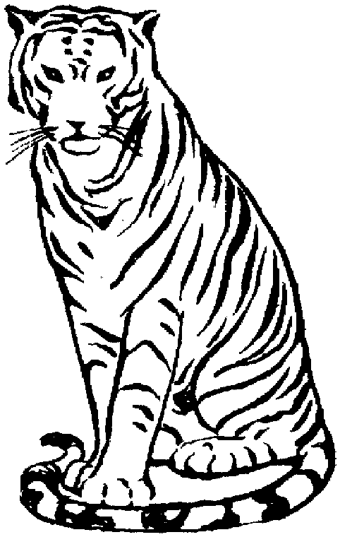 Página para colorir: Tigre (animais) #13736 - Páginas para Colorir Imprimíveis Gratuitamente