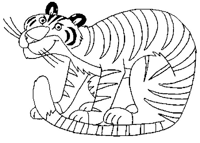 Página para colorir: Tigre (animais) #13765 - Páginas para Colorir Imprimíveis Gratuitamente