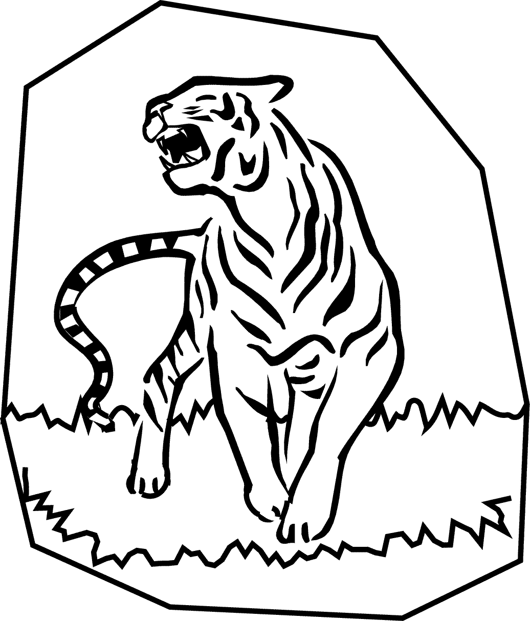 Página para colorir: Tigre (animais) #13785 - Páginas para Colorir Imprimíveis Gratuitamente