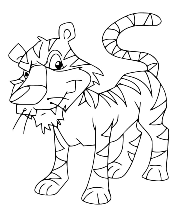 Desenho gratuito Tigre #174921 da colecao Animais para imprimir