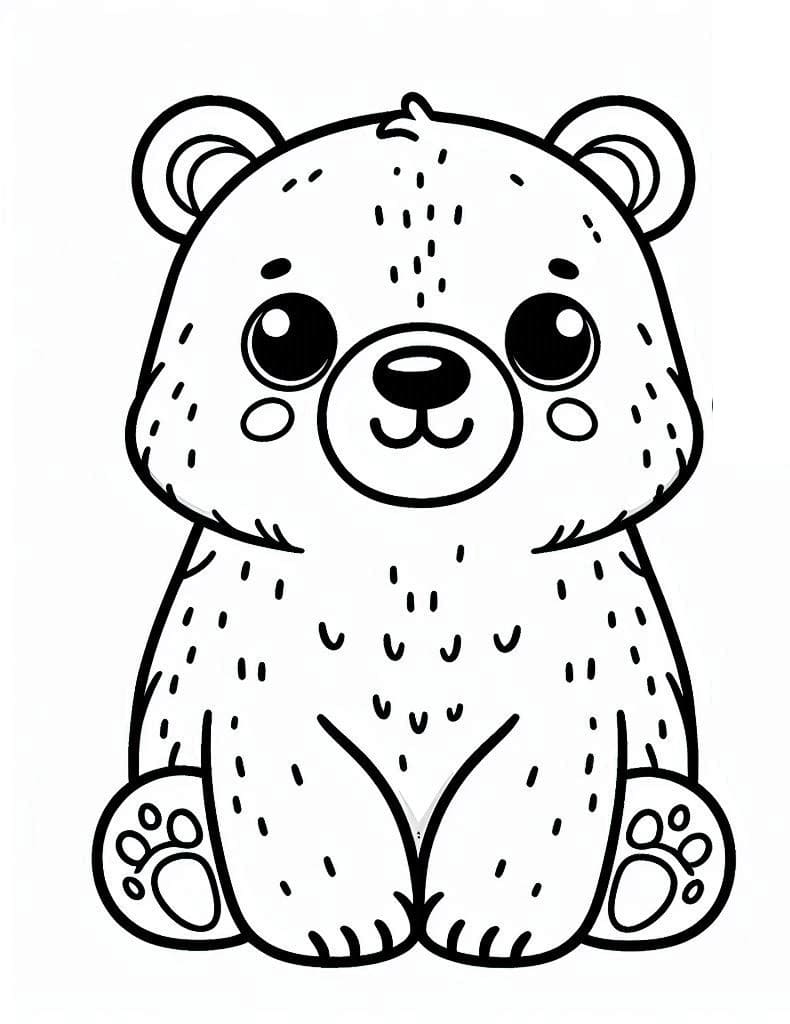 Desenho gratuito Ursinho #214468 da colecao Animais para imprimir