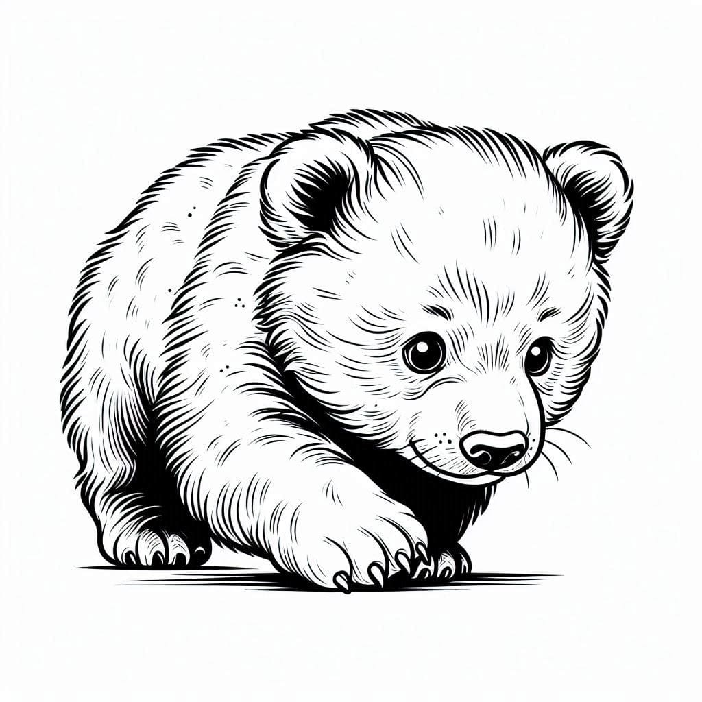 Desenho gratuito Ursinho #214470 da colecao Animais para imprimir