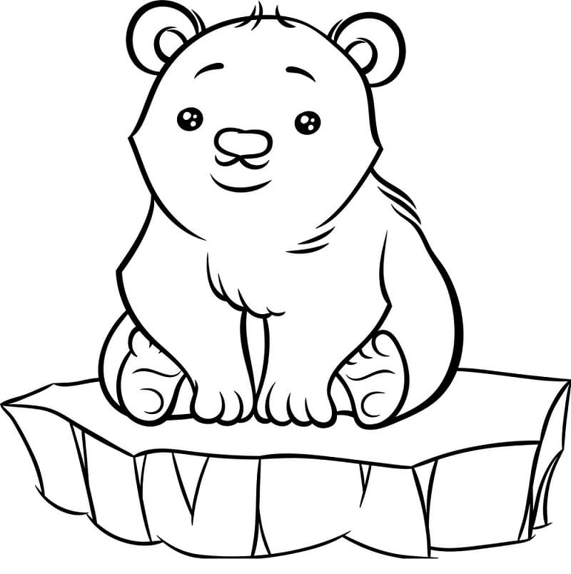 Desenho gratuito Urso Polar #201219 da colecao Animais para imprimir