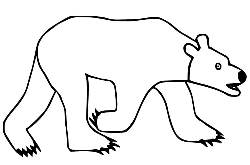 Desenho gratuito Urso Polar #201227 da colecao Animais para imprimir
