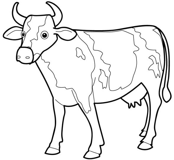 Página para colorir: Vaca (animais) #13190 - Páginas para Colorir Imprimíveis Gratuitamente