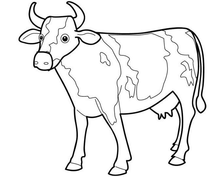 Página para colorir: Vaca (animais) #13197 - Páginas para Colorir Imprimíveis Gratuitamente