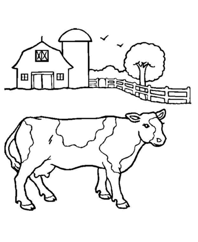 Página para colorir: Vaca (animais) #13202 - Páginas para Colorir Imprimíveis Gratuitamente