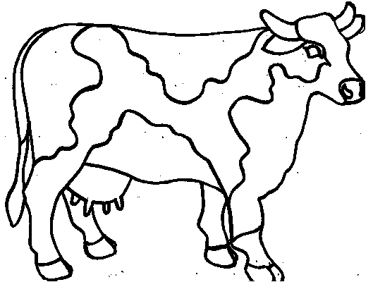 Página para colorir: Vaca (animais) #13208 - Páginas para Colorir Imprimíveis Gratuitamente
