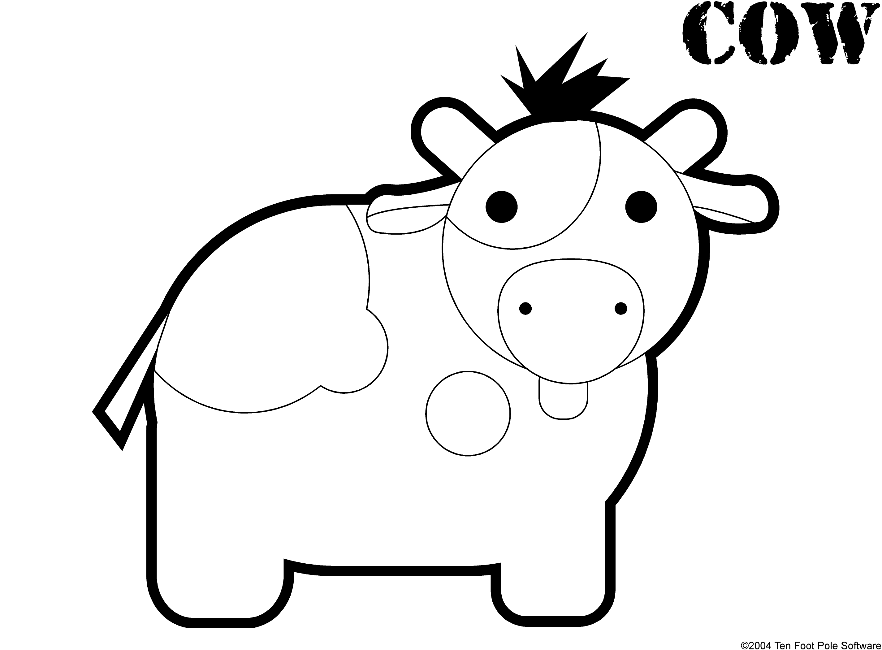 Página para colorir: Vaca (animais) #13218 - Páginas para Colorir Imprimíveis Gratuitamente