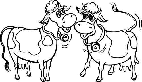 Página para colorir: Vaca (animais) #13222 - Páginas para Colorir Imprimíveis Gratuitamente