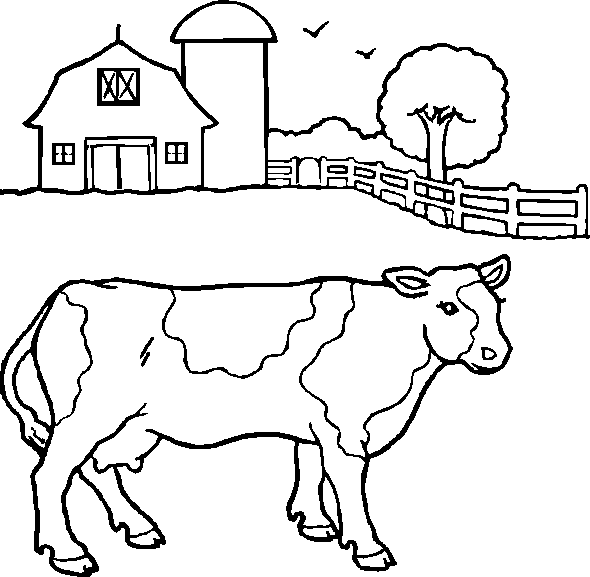 Página para colorir: Vaca (animais) #13234 - Páginas para Colorir Imprimíveis Gratuitamente