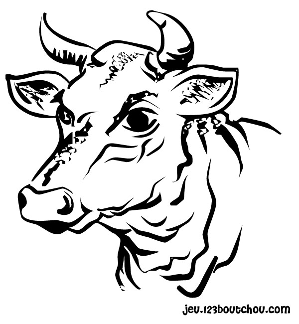 Página para colorir: Vaca (animais) #13249 - Páginas para Colorir Imprimíveis Gratuitamente