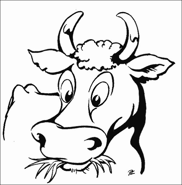 Página para colorir: Vaca (animais) #13290 - Páginas para Colorir Imprimíveis Gratuitamente
