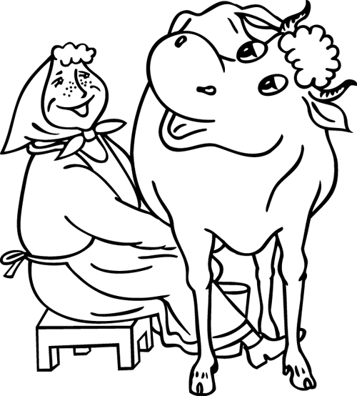 Página para colorir: Vaca (animais) #13297 - Páginas para Colorir Imprimíveis Gratuitamente