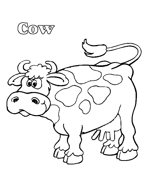 Página para colorir: Vaca (animais) #13344 - Páginas para Colorir Imprimíveis Gratuitamente