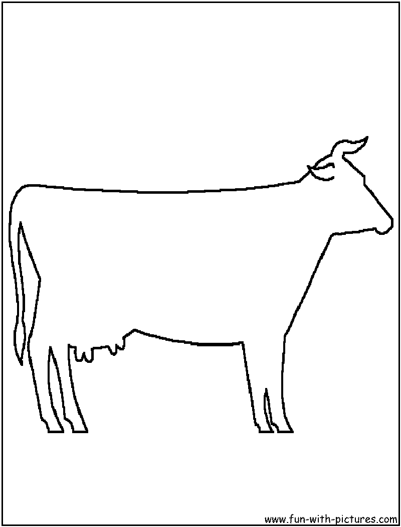 Página para colorir: Vaca (animais) #13367 - Páginas para Colorir Imprimíveis Gratuitamente