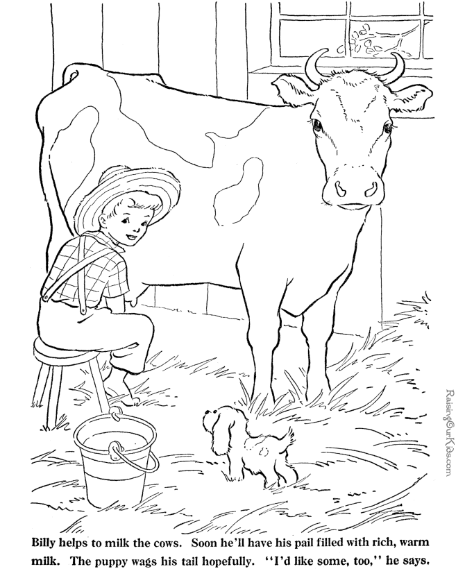 Página para colorir: Vaca (animais) #13376 - Páginas para Colorir Imprimíveis Gratuitamente