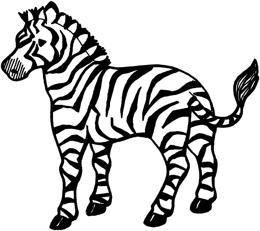 Página para colorir: Zebra (animais) #12937 - Páginas para Colorir Imprimíveis Gratuitamente