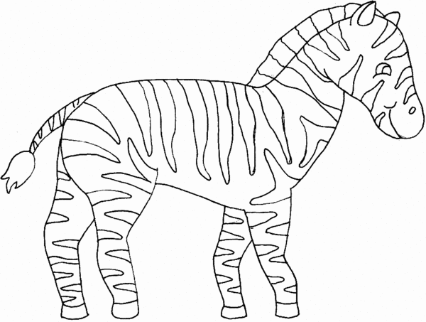 Página para colorir: Zebra (animais) #12939 - Páginas para Colorir Imprimíveis Gratuitamente