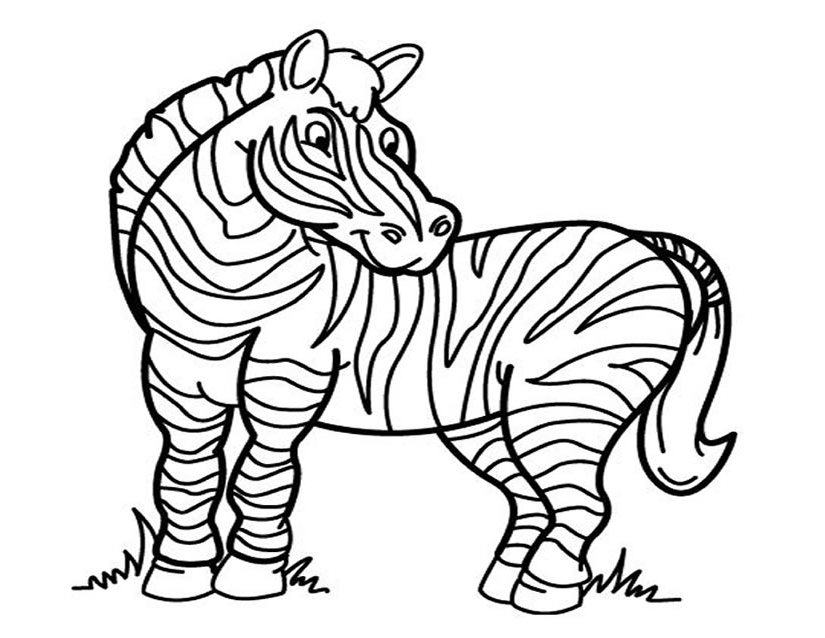 Página para colorir: Zebra (animais) #12945 - Páginas para Colorir Imprimíveis Gratuitamente