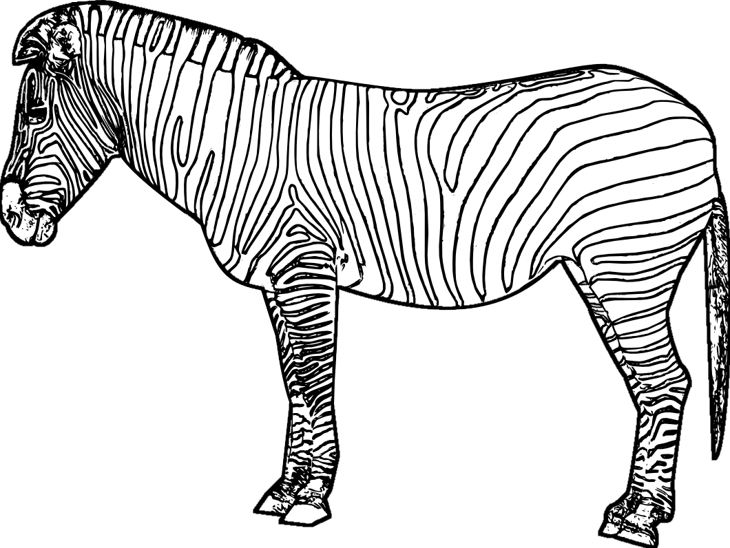 Página para colorir: Zebra (animais) #12961 - Páginas para Colorir Imprimíveis Gratuitamente