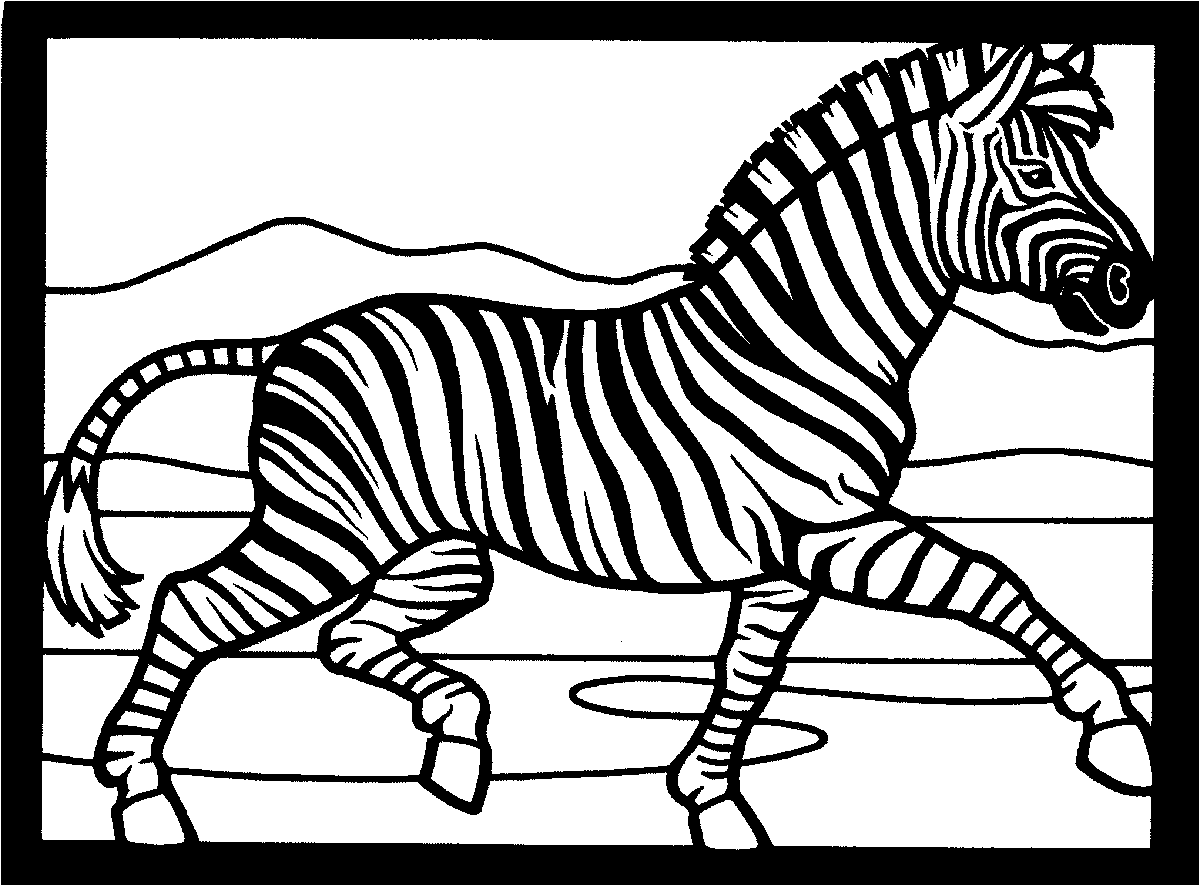 Página para colorir: Zebra (animais) #12978 - Páginas para Colorir Imprimíveis Gratuitamente
