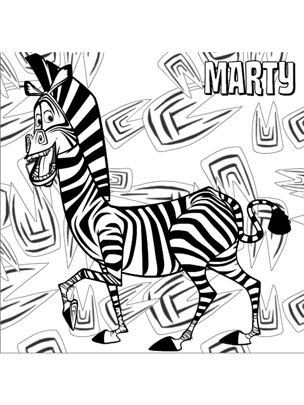 Página para colorir: Zebra (animais) #12984 - Páginas para Colorir Imprimíveis Gratuitamente