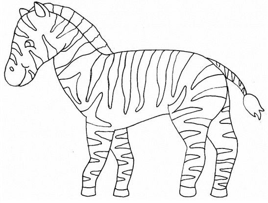 Página para colorir: Zebra (animais) #12988 - Páginas para Colorir Imprimíveis Gratuitamente