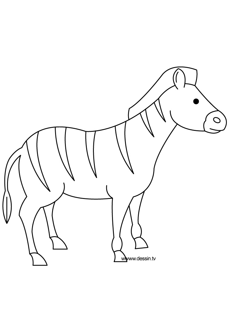Página para colorir: Zebra (animais) #12989 - Páginas para Colorir Imprimíveis Gratuitamente