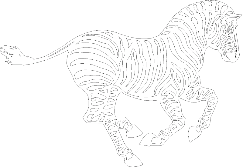 Página para colorir: Zebra (animais) #13000 - Páginas para Colorir Imprimíveis Gratuitamente