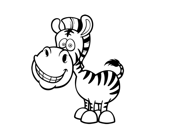 Página para colorir: Zebra (animais) #13026 - Páginas para Colorir Imprimíveis Gratuitamente