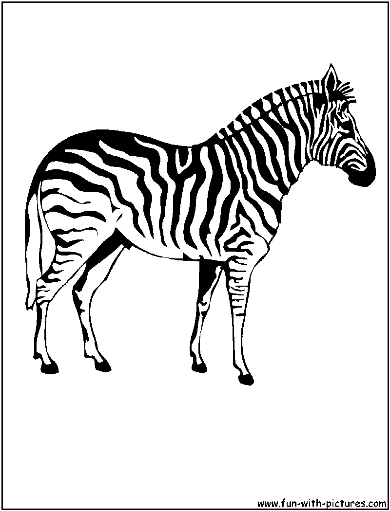 Página para colorir: Zebra (animais) #13037 - Páginas para Colorir Imprimíveis Gratuitamente