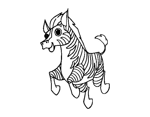 Página para colorir: Zebra (animais) #13044 - Páginas para Colorir Imprimíveis Gratuitamente