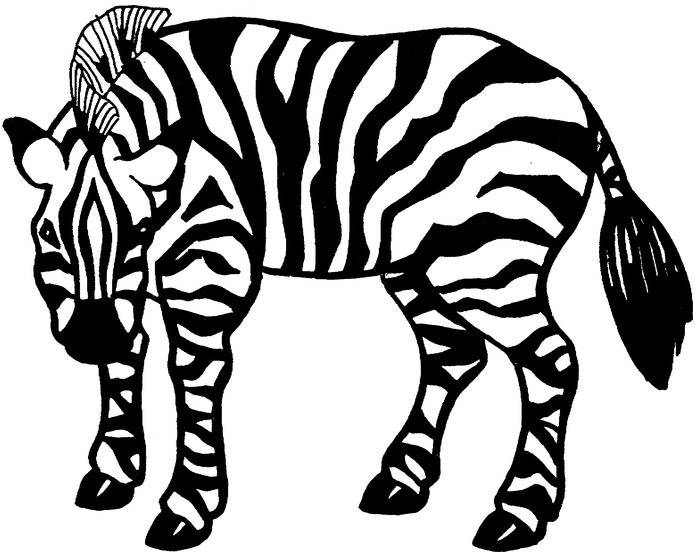 Página para colorir: Zebra (animais) #13061 - Páginas para Colorir Imprimíveis Gratuitamente