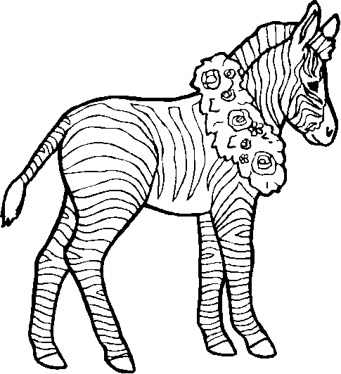 Página para colorir: Zebra (animais) #13088 - Páginas para Colorir Imprimíveis Gratuitamente