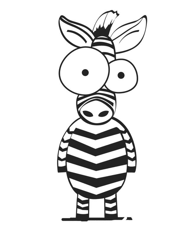 Página para colorir: Zebra (animais) #13089 - Páginas para Colorir Imprimíveis Gratuitamente