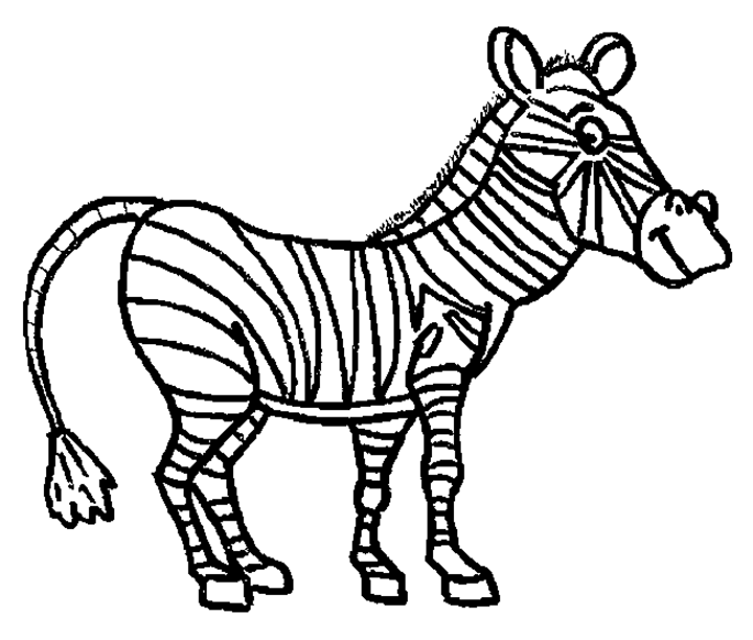Página para colorir: Zebra (animais) #13090 - Páginas para Colorir Imprimíveis Gratuitamente
