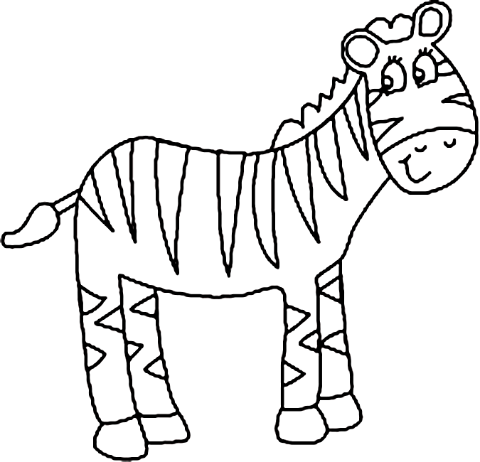 Página para colorir: Zebra (animais) #13093 - Páginas para Colorir Imprimíveis Gratuitamente