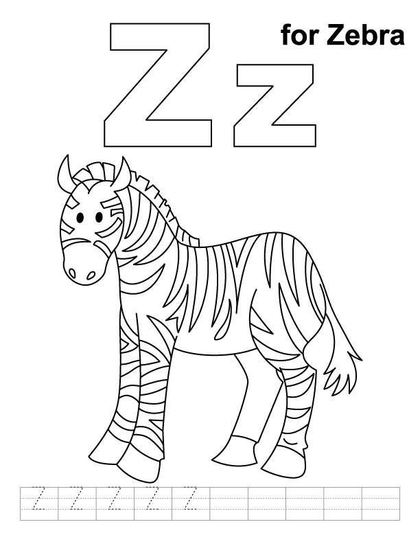 Página para colorir: Zebra (animais) #13109 - Páginas para Colorir Imprimíveis Gratuitamente