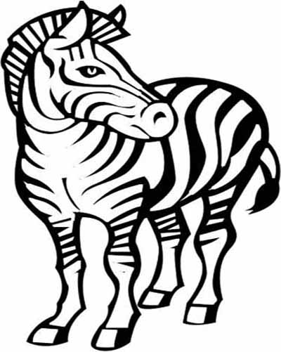 Página para colorir: Zebra (animais) #13123 - Páginas para Colorir Imprimíveis Gratuitamente