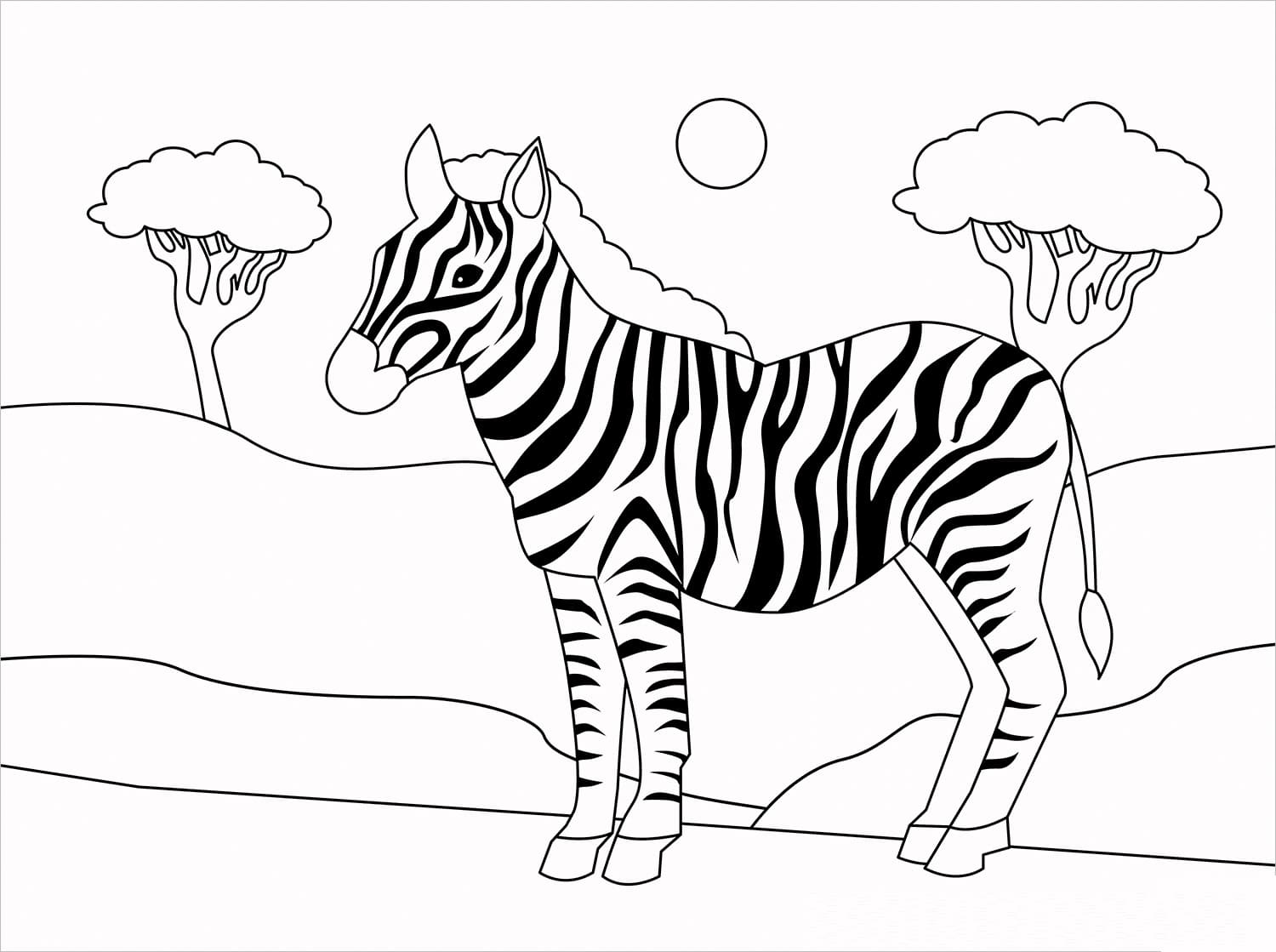 Desenho gratuito Zebra #197139 da colecao Animais para imprimir