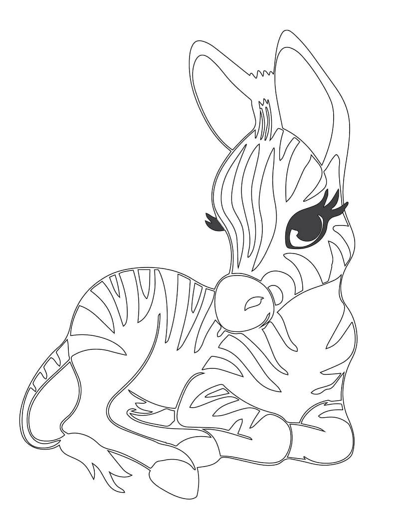 Desenho gratuito Zebra #197169 da colecao Animais para imprimir