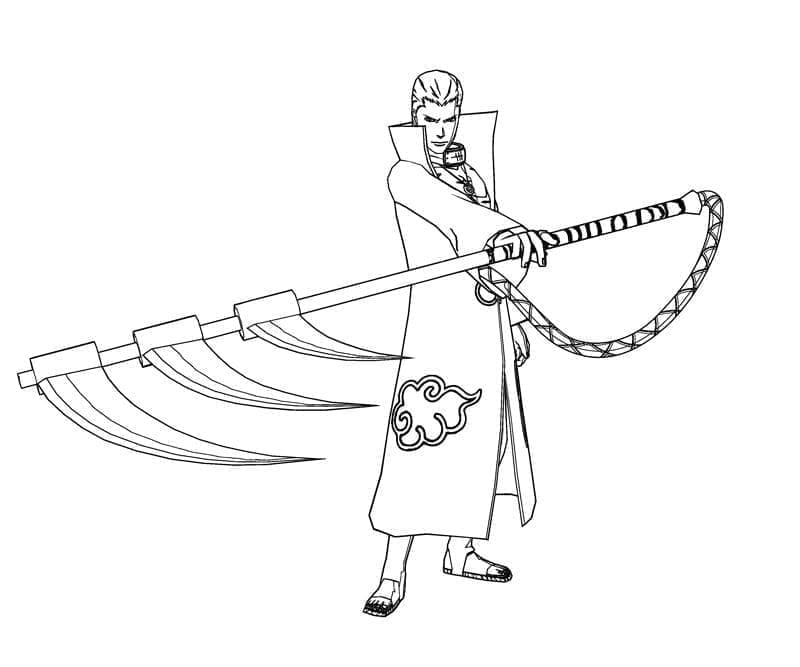 Página para colorir de Akatsuki #212843 pertencente à coleção Anime e Mangá